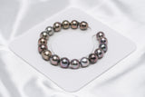 18pcs "The Middle" Fading Bracelet - Semi-Baroque 9-10mm ___ quality Tahitian Pearl - Loose Pearl jewelry wholesale