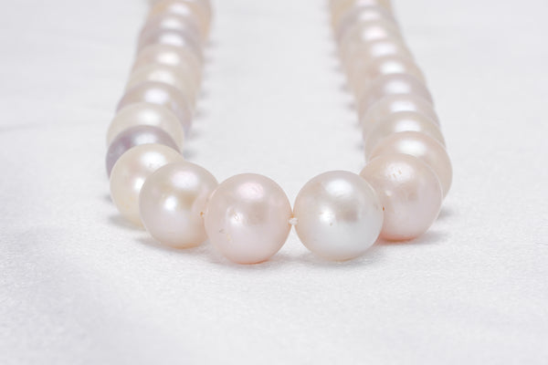 43pcs White Color Necklace  - Near-Round 10-11mm A quality Tahitian Pearl - Loose Pearl jewelry wholesale