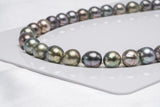 35pcs "Tunnel" Mix Necklace - Circle 11mm AAA/AA quality Tahitian Pearl - Loose Pearl jewelry wholesale