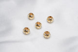 5pcs Gold Plating Bead Spacer for Bracelet/Necklace - Loose Pearl jewelry wholesale