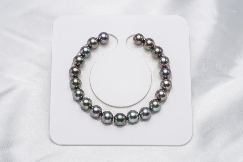 21pcs "Wanted" Mix Bracelet - Semi-Round 8mm AAA quality Tahitian Pearl - Loose Pearl jewelry wholesale