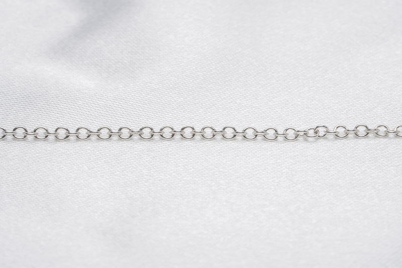 925 Silver cable chain spool - Loose Pearl jewelry wholesale
