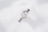 Heart Silver Claps for Bracelet/Necklace Limited - Loose Pearl jewelry wholesale