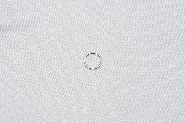 Individual 925 Silver closed jump ring 0.7mm - Loose Pearl jewelry wholesale