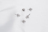 5pcs Chrome Close Ring Drop Pendant - Loose Pearl jewelry wholesale