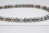 42pcs "Rob" Multi Necklace - Round/Semi-Round 10mm AAA/AA/A quality Tahitian Pearl - Loose Pearl jewelry wholesale