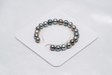 20pcs "Farm" Shinny Multi Bracelet - Semi-Round/Near-Round 8mm AAA/AA quality Tahitian Pearl - Loose Pearl jewelry wholesale