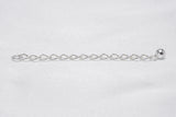 5pcs Extender Ball 925 Silver Findings - Loose Pearl jewelry wholesale