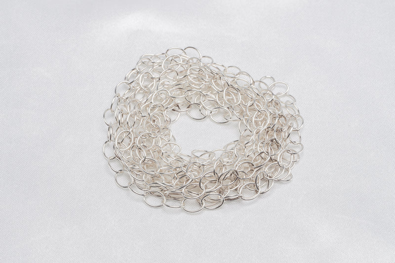 7.9inch Oval shape Chain Findings - Loose Pearl jewelry wholesale