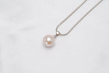 "Chubby" Fresh Water Pearl Pendant - 925 Silver Necklace - Loose Pearl jewelry wholesale
