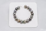 17pcs "Amigo" Pastel Bracelet - Semi-Baroque 10mm AAA/AA quality Tahitian Pearl - Loose Pearl jewelry wholesale