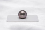 Brown Single Pearl - Round 14.3mm TOP quality Tahitian Pearl - Loose Pearl jewelry wholesale