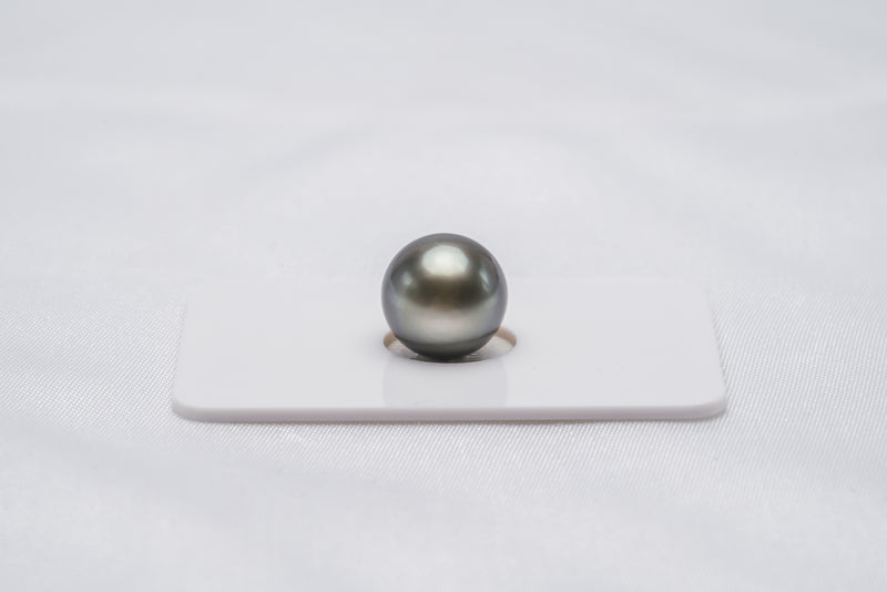 Golden Single Pearl - Semi-Baroque 11.5mm AAA quality Tahitian Pearl - Loose Pearl jewelry wholesale