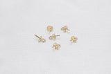 5pcs Gold Plating Close Ring Drop Pendant - Loose Pearl jewelry wholesale