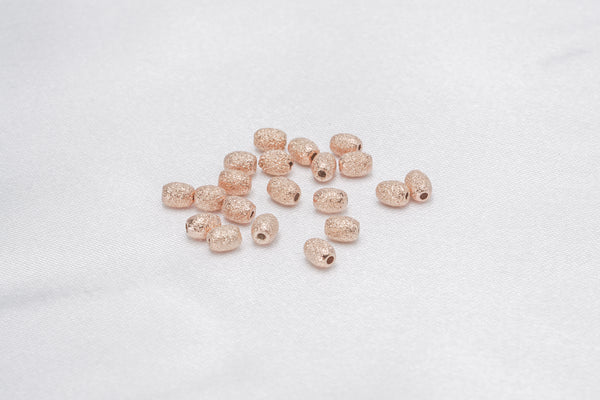 20pcs Shinny Rose Gold Spacer - Loose Pearl jewelry wholesale
