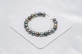 20pcs "Farm" Shinny Multi Bracelet - Semi-Round/Near-Round 8mm AAA/AA quality Tahitian Pearl - Loose Pearl jewelry wholesale
