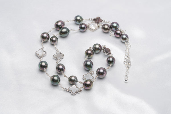 Collier "ACE" 925 adjustable Necklace - Loose Pearl jewelry wholesale