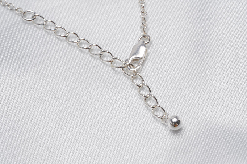 Collier "ACE" 925 adjustable Necklace - Loose Pearl jewelry wholesale