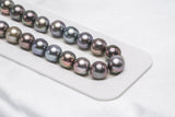 39pcs "Shine Rocks" Multi Necklace - Round/Semi-Round 10mm A/AA quality Tahitian Pearl - Loose Pearl jewelry wholesale