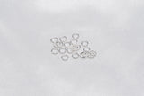 20pcs Open Jump Ring Round Silver Findings - Loose Pearl jewelry wholesale