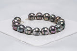 16pcs "Coming" Dark Cherry Mix Bracelet - Circle 10-11mm AAA/AA quality Tahitian Pearl - Loose Pearl jewelry wholesale