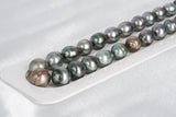 29pcs "Palm" Mix Necklace - Circle 10-12mm AAA/AA quality Tahitian Pearl - Loose Pearl jewelry wholesale