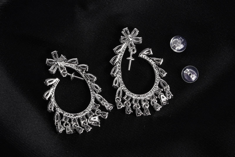 sterling silver jewelry settings for loose stones