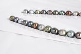 41pcs Multi Color Necklace - SB/CL 9-10mm AAA/AA quality Tahitian Pearl - Loose Pearl jewelry wholesale