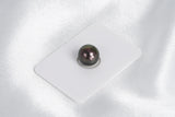 Purple Single Pearl - Round 11.2mm AAA quality Tahitian Pearl - Loose Pearl jewelry wholesale