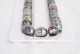 40pcs "Eterna" Multi Color Necklace - Circle 8-10mm AAA quality Tahitian Pearl - Loose Pearl jewelry wholesale