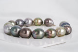 15pcs "Creation" Pastel Multi Bracelet - Semi-Baroque 9-11mm AAA quality Tahitian Pearl - Loose Pearl jewelry wholesale