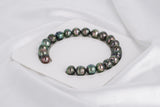 21pcs Peacock Bracelet - Circle 8-9mm AAA/AA quality Tahitian Pearl - Loose Pearl jewelry wholesale