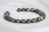 21pcs Peacock Bracelet - Circle 8-9mm AAA/AA quality Tahitian Pearl - Loose Pearl jewelry wholesale