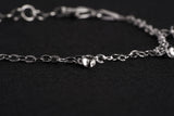 "Fifth" Adjustable Bracelet - 925 Silver Rhodium Plating - Loose Pearl jewelry wholesale