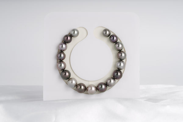 17pcs "Chilly Bloody" Cherry Mix Bracelet - R/SR 8-10mm AAA/AA quality Tahitian Pearl - Loose Pearl jewelry wholesale