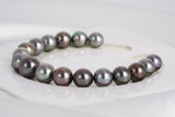 17pcs "Chervey" Cherry Mix Bracelet - R/SR 8-10mm AAA/AA quality Tahitian Pearl - Loose Pearl jewelry wholesale