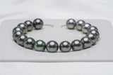 18pcs "De Vil" Fading Bracelet - Round/Semi-Round 9mm AAA quality Tahitian Pearl - Loose Pearl jewelry wholesale