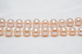 55pcs Fresh Water Pearl Necklace - Oval 7mm AAA quality - Loose Pearl jewelry wholesale