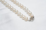 52pcs Fresh Water Pearl Necklace - Near-Round/Semi-Round 7-8mm A quality - Loose Pearl jewelry wholesale
