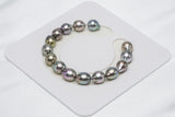 15pcs "Simply Good" Pastel Bracelet - Drop/Semi-Baroque 9mm AAA quality Tahitian Pearl - Loose Pearl jewelry wholesale