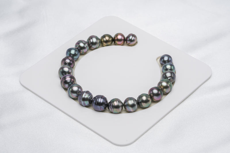 20pcs "ADM" Mix Bracelet - Circle 9-10mm AAA/AAquality Tahitian Pearl - Loose Pearl jewelry wholesale