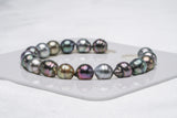 18pcs "Cutes" Mix Bracelet - Circle 8mm AAA/AA quality Tahitian Pearl - Loose Pearl jewelry wholesale