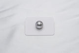 Grey Single Pearl - Round 13.7mm AAA quality Tahitian Pearl - Loose Pearl jewelry wholesale