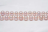 55pcs Fresh Water Pearl Necklace - Oval 7mm AAA quality - Loose Pearl jewelry wholesale