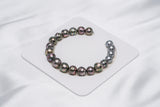 20pcs "Mixture" Mix Bracelet - Circle/Round/Semi-Round 8-10mm AAA/AA quality Tahitian Pearl - Loose Pearl jewelry wholesale