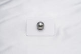 Grey Single Pearl - Round 14.1mm AAA quality Tahitian Pearl - Loose Pearl jewelry wholesale
