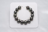 Black Tahitian Pearl Bracelet Loose - CMWPEARLS