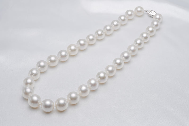 Australian Pearls Necklace - Near-Round 12-14mm AA quality Tahitian Pearl - Loose Pearl jewelry wholesale