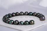 21pcs Peacock Bracelet - Circle 8-10mm AAA/AA quality Tahitian Pearl - Loose Pearl jewelry wholesale