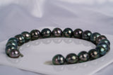 21pcs "Space D" - Circle Peacock 8-9mm AA Quality Tahitian Pearl - Loose Pearl jewelry wholesale